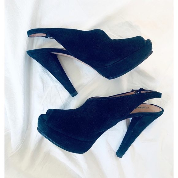 Vintage Prada platform sling back heels - Picture 4 of 7